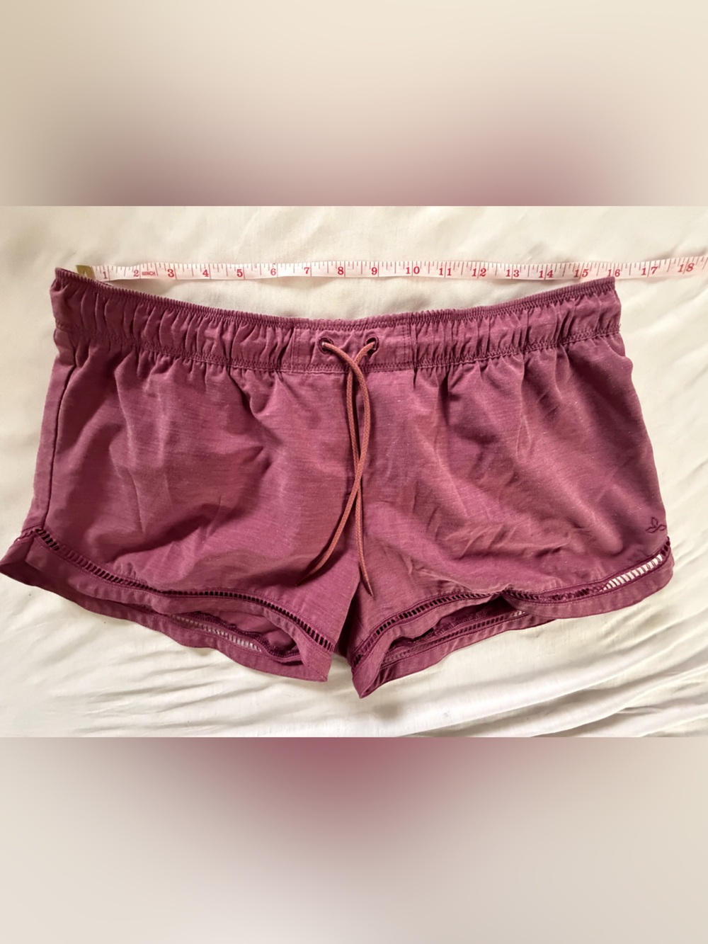 Prana Mauve Elastic Waist Lounge Shorts - W Medium